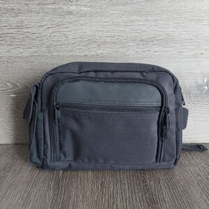 Swiss Army Equipped Black Fanny Pack Waist Bag